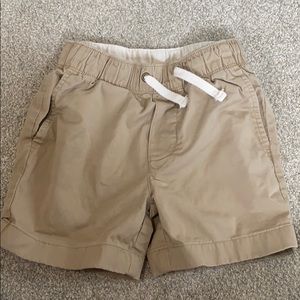 boys khaki crewcut shorts